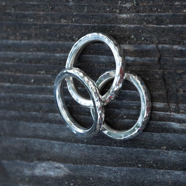 Hammered Silver Ring