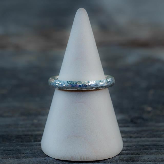 Hammered Silver Ring